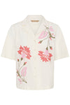 Culture Alvild Olena SS Shirt - Spring Gardenia