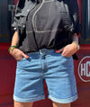 Kaffe Vilma Denim Shorts - Washed Blue Denim