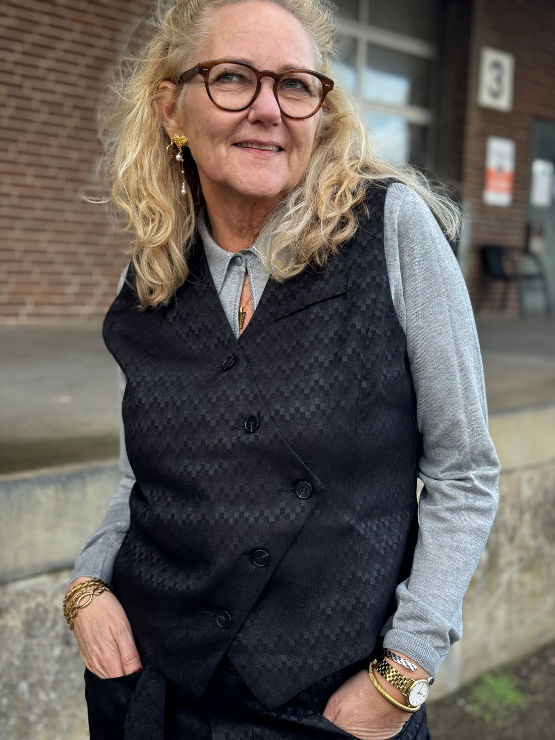 Nü Denmark Bine Vest - Black