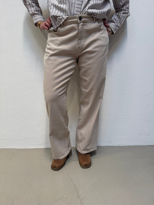 Isay Como Twill Pant - Dark Sand