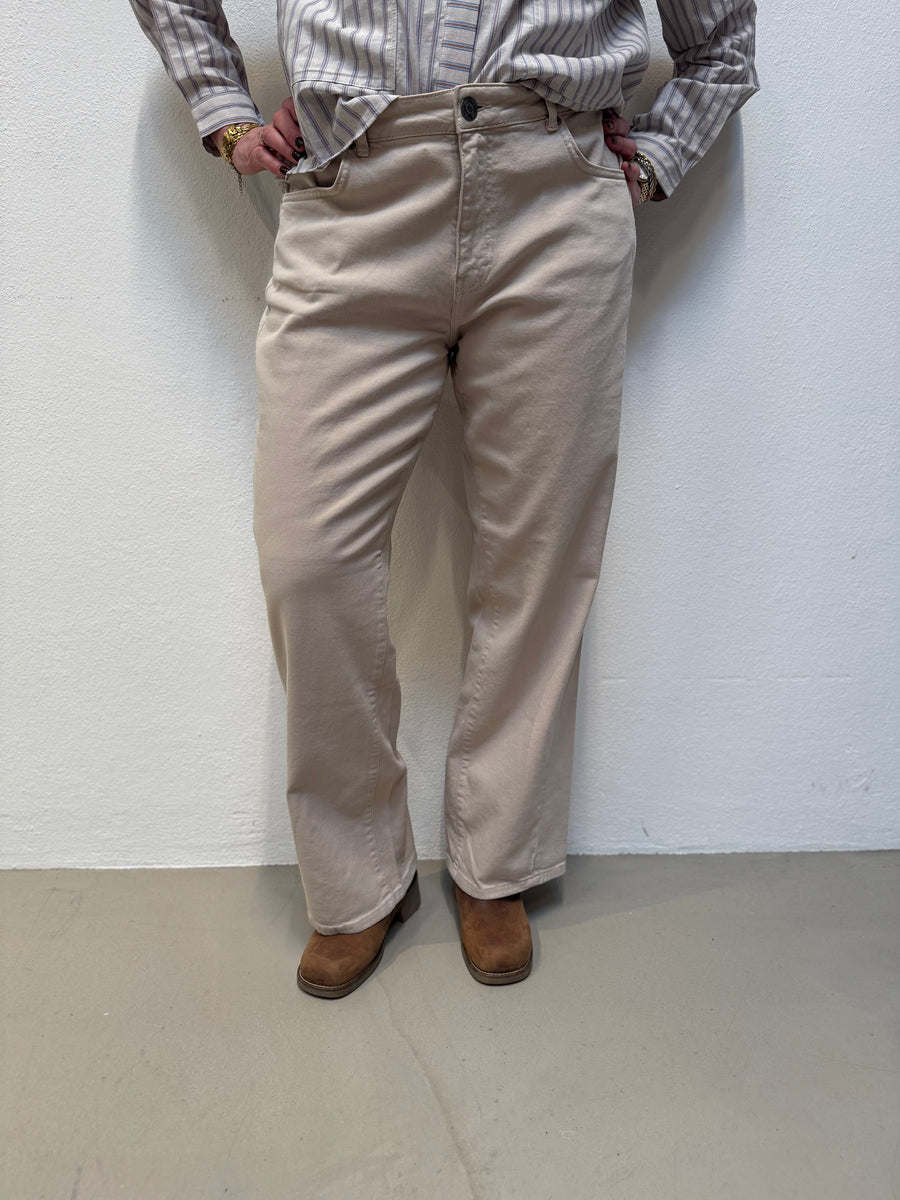 Isay Como Twill Pant - Dark Sand