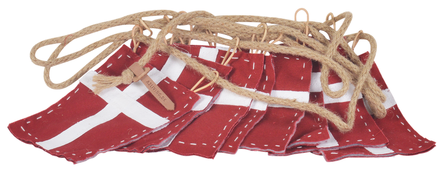 A2 Living - Mini Flag Wire Danmark - 8 Flag | A2 Living | Køb online hos Moster D – Hurtig levering