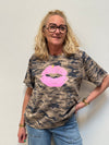 Culture Dorit Gith T-shirt - Green Camouflage