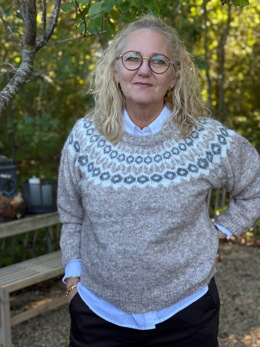 Kaffe Berta Pullover - Beige Melange