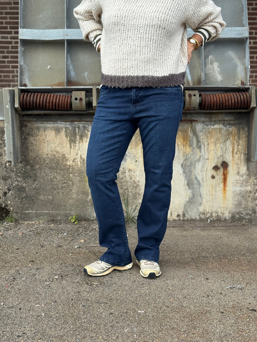 Isay Verona Flare Jeans - Dark Basic Wash