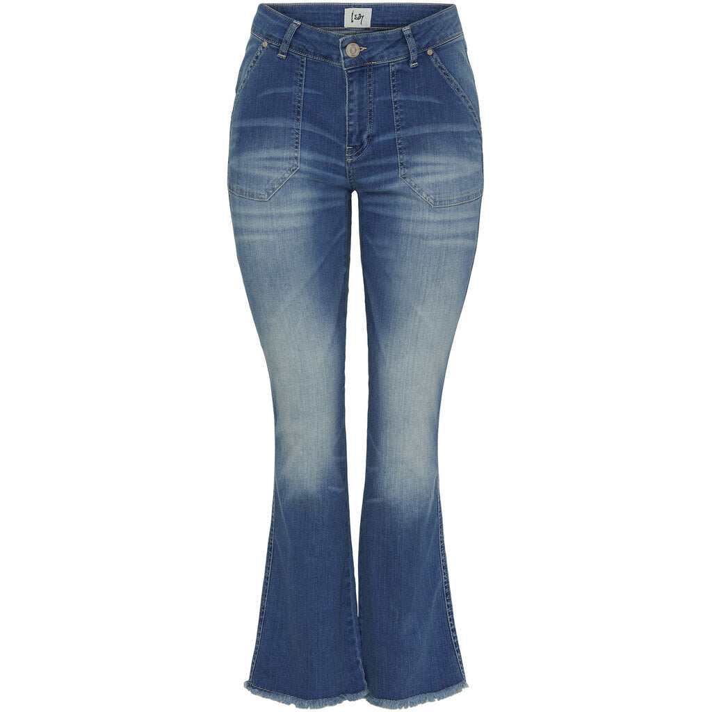 Isay Como Flare Jeans - Como Blue Wash