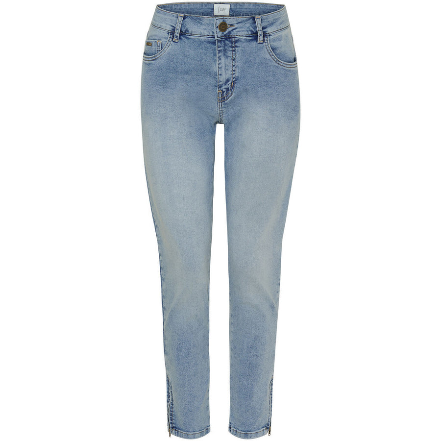 Isay Lido Zip Jeans - Light Denim
