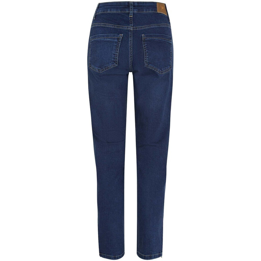 Isay Lido Zip Jeans - Basic Denim Wash | Isay | Køb online hos Moster D – Hurtig levering