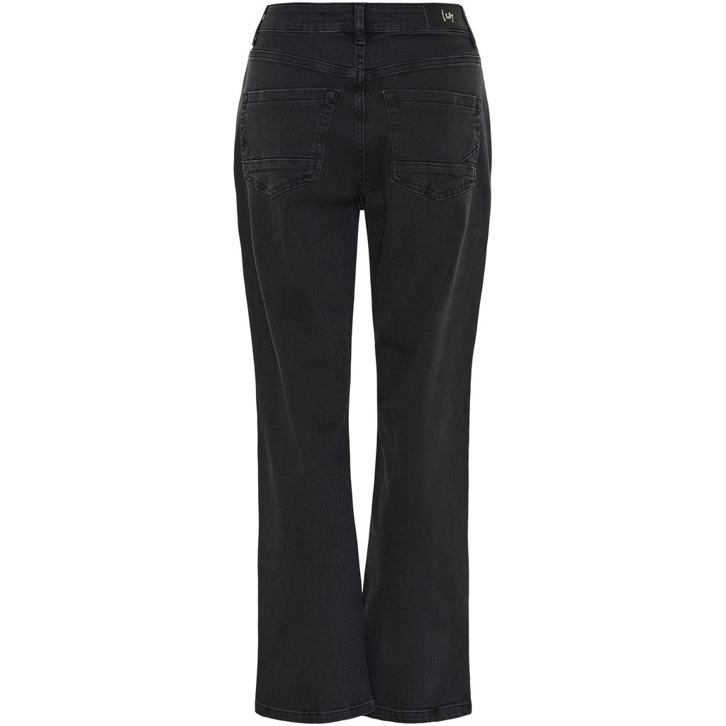 Isay Monza Straight Jeans - Black Denim Wash