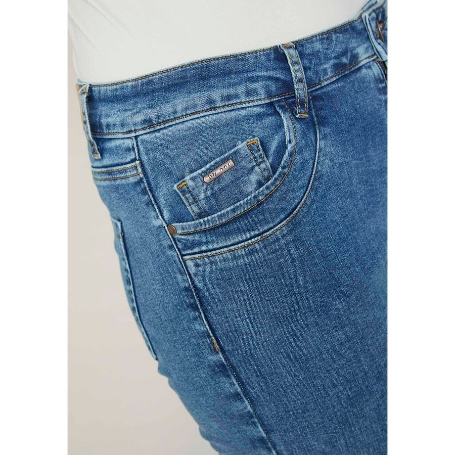 Isay Parma Long Basic Jeans - Denim Basic Wash | Isay | Køb online hos Moster D – Hurtig levering