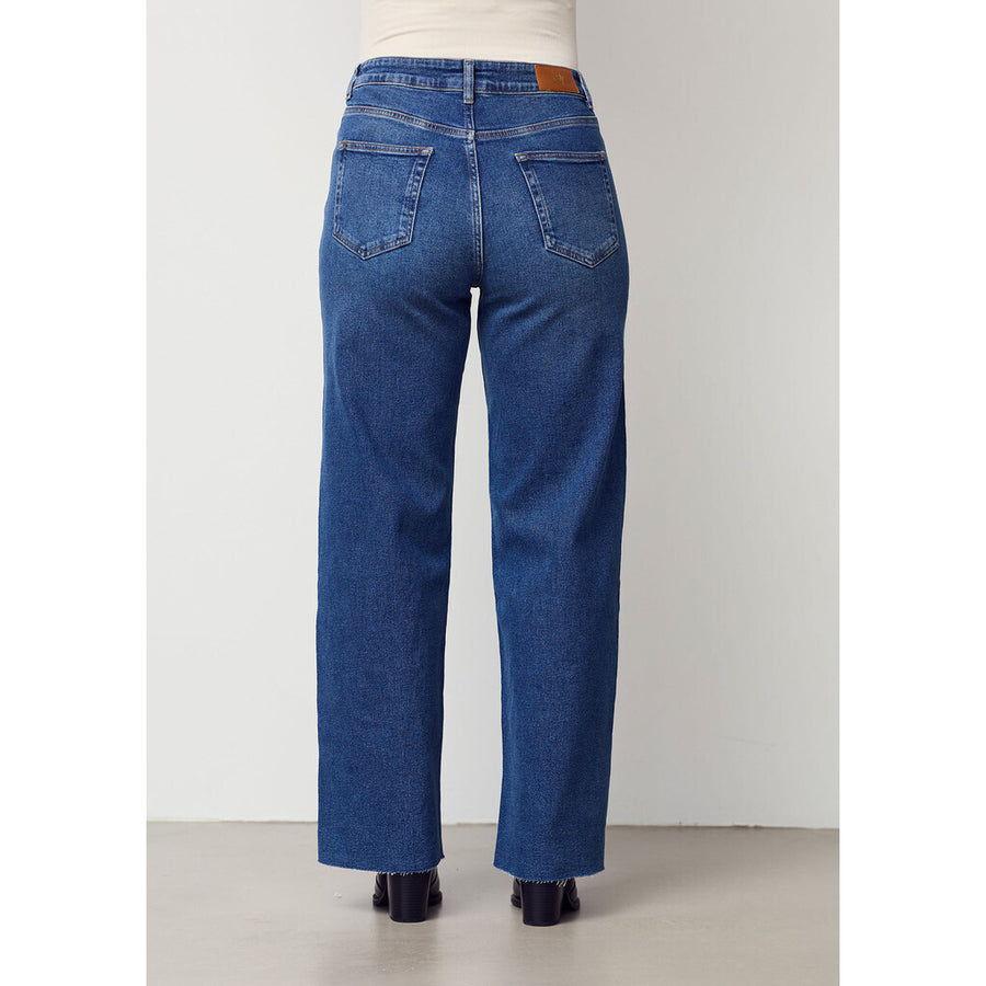 Isay Torino Highwaist Jeans - Mid Old School | Isay | Køb online hos Moster D – Hurtig levering