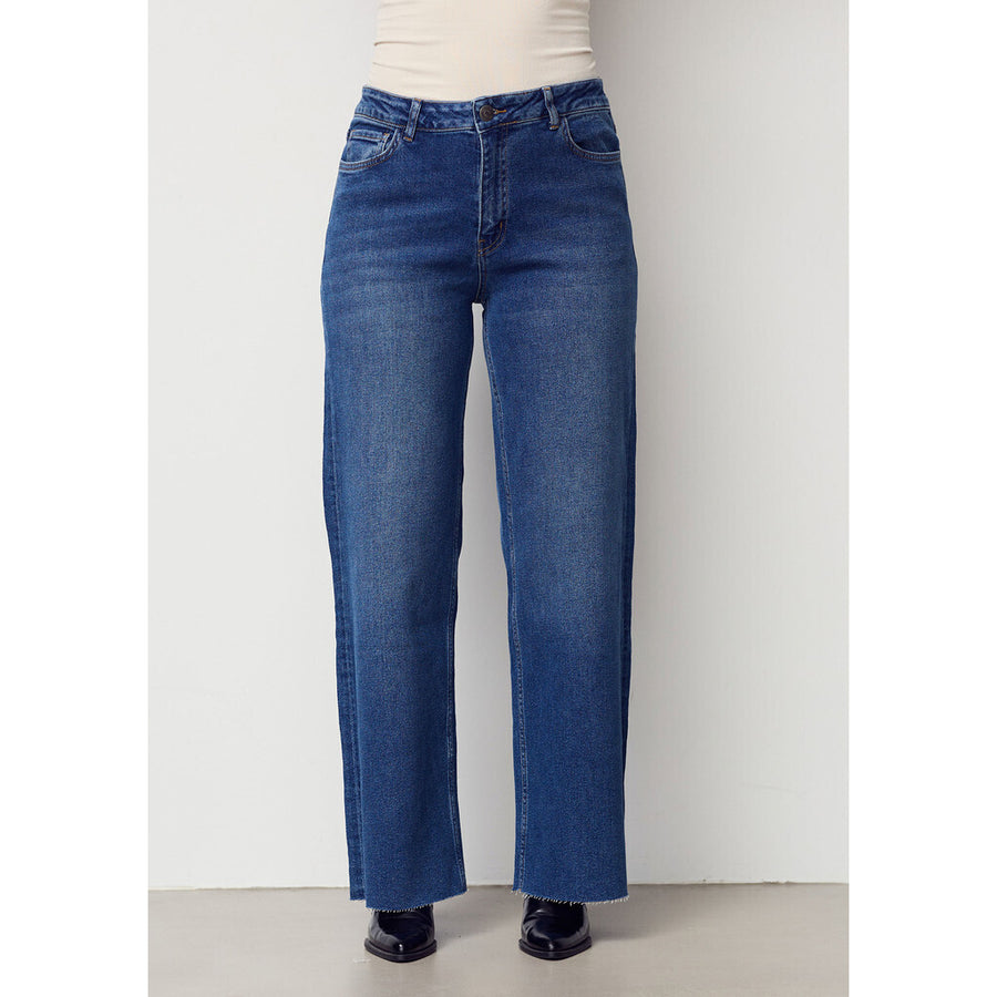 Isay Torino Highwaist Jeans - Mid Old School | Isay | Køb online hos Moster D – Hurtig levering