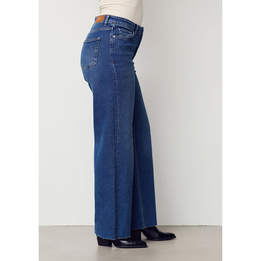 Isay Torino Highwaist Jeans - Mid Old School | Isay | Køb online hos Moster D – Hurtig levering