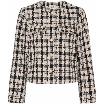 Isay Emilie Blazer - Black/Cream Check