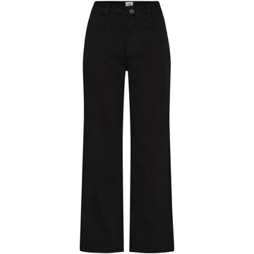 Isay Como Twill Wide Pant - Black
