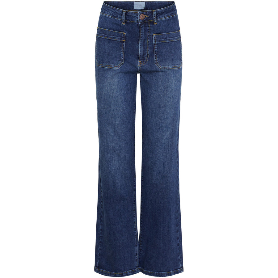 Isay Bologna Wide Jeans - Dark Denim