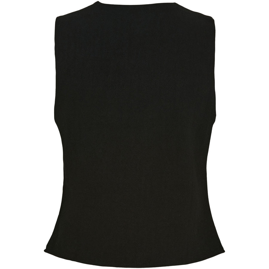 Isay Pearl Waistcoat - Black