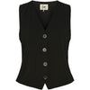 Isay Pearl Waistcoat - Black