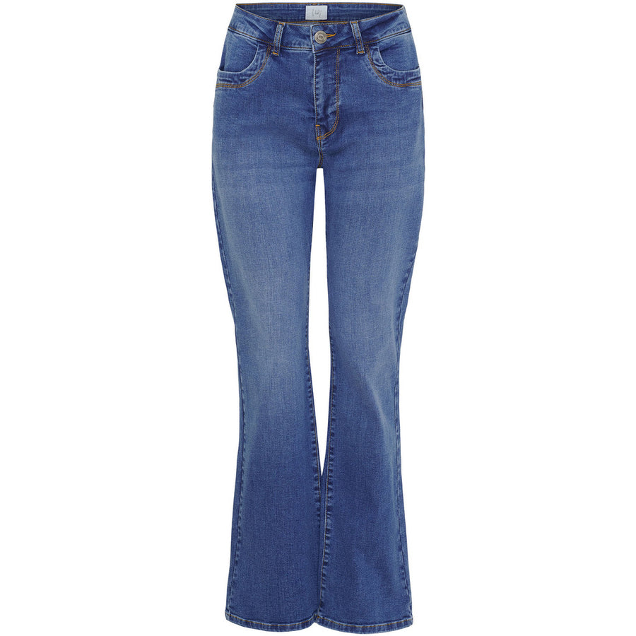 Isay Verona Flare Jeans - Mid Denim Wash