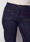 Isay Bologna New Jeans - Unwashed Denim