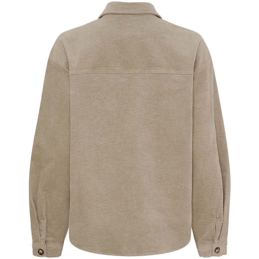 Isay Barbel Shirt Jacket - Light Taupe