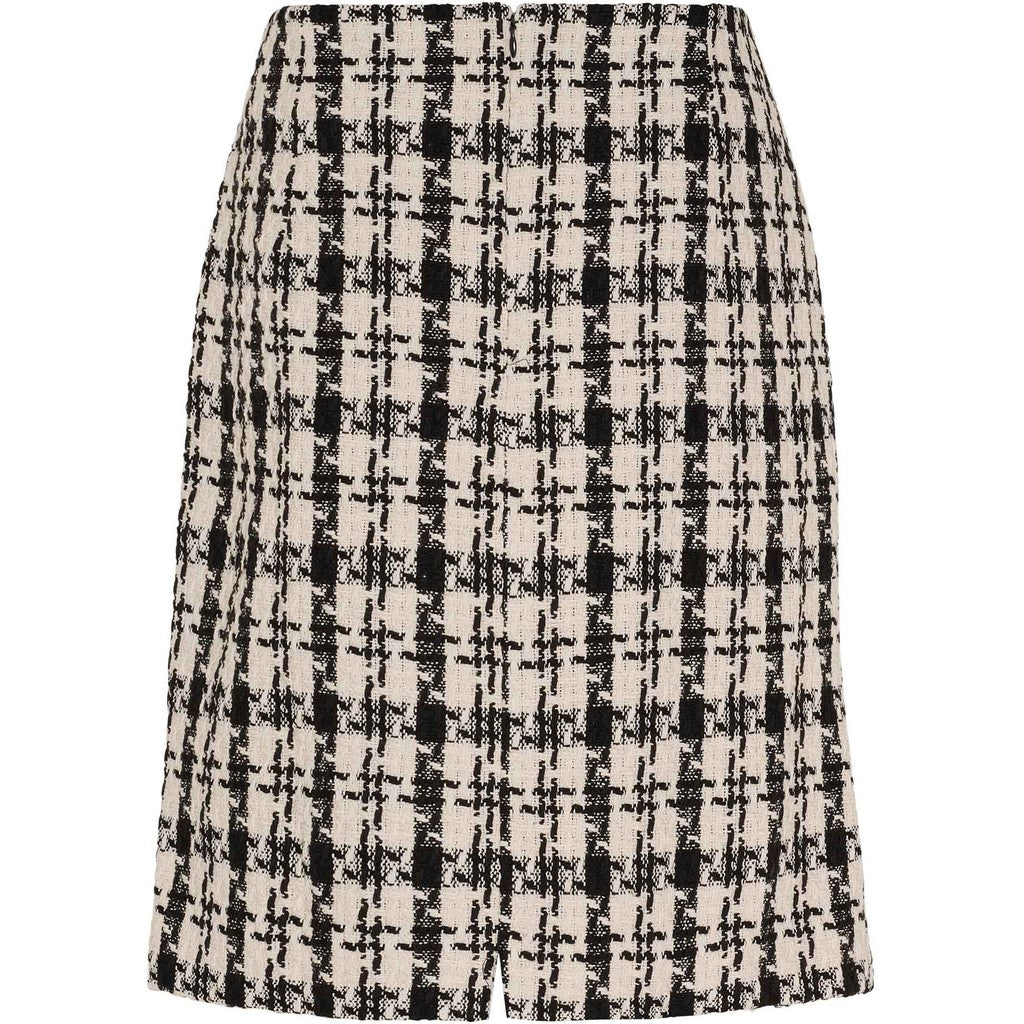 Isay Emilie Skirt - Black/Cream Check