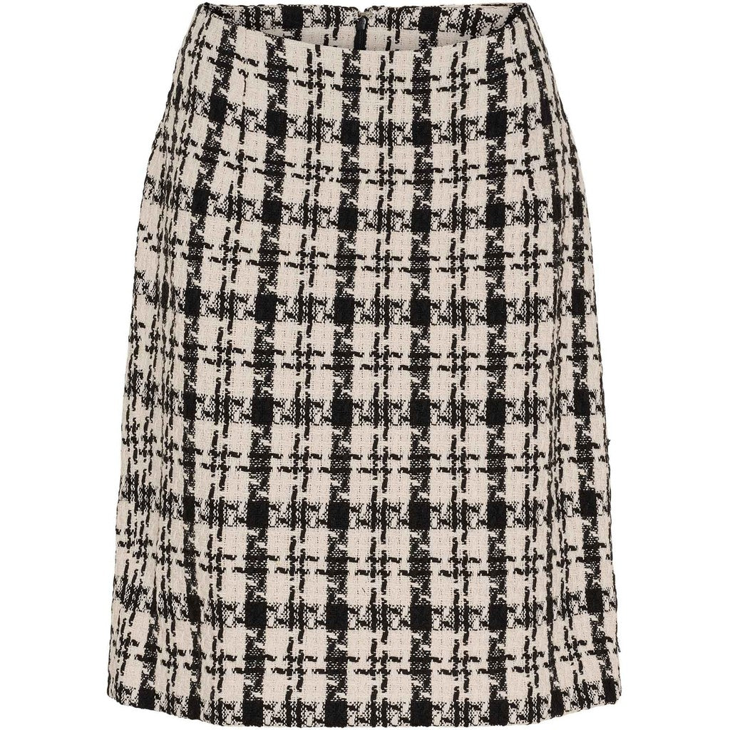 Isay Emilie Skirt - Black/Cream Check