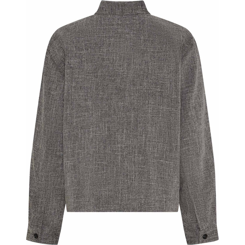Isay Kiwi Shirt Jacket - Grey Melange