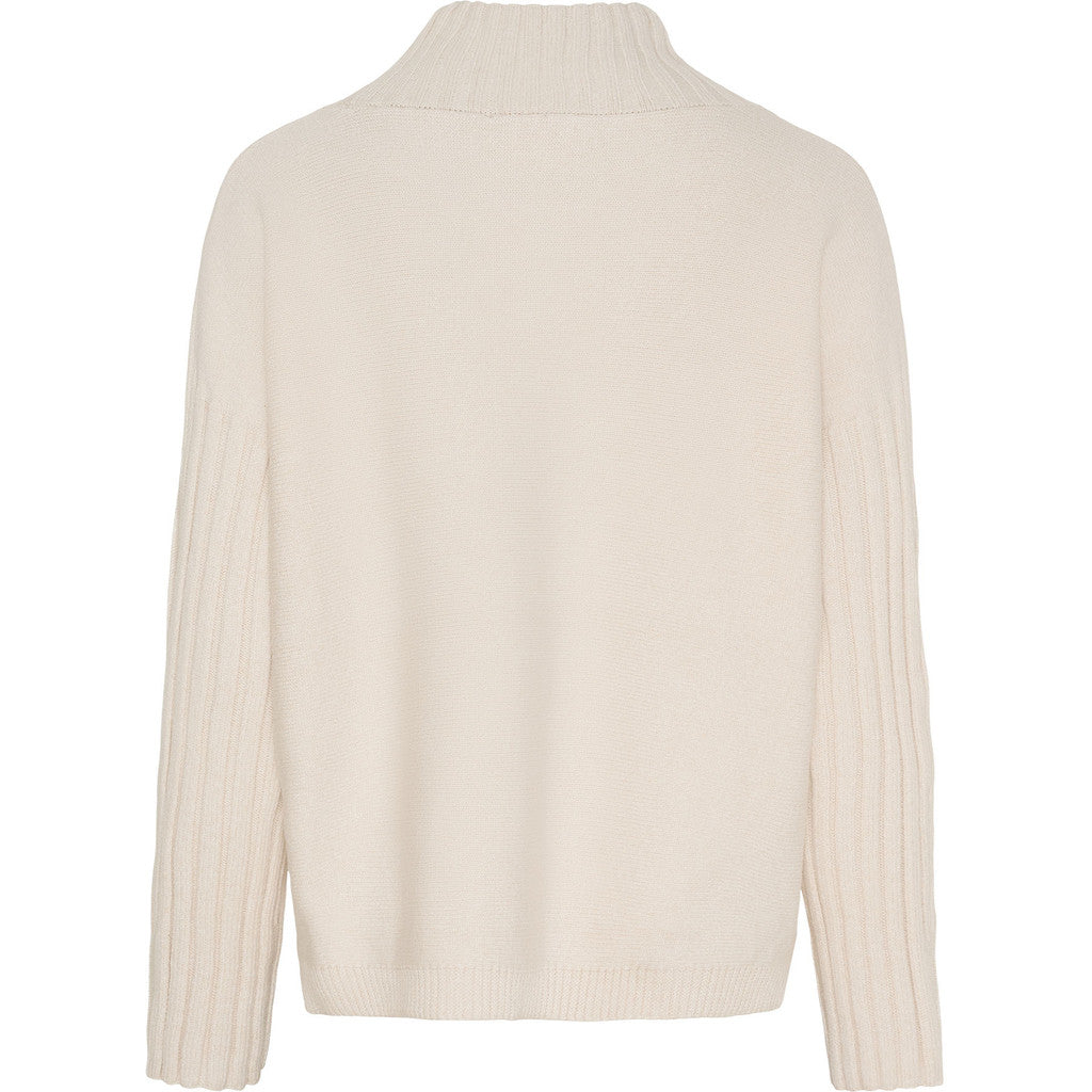 Isay Kaddy Knit Pullover - Winter White Melange