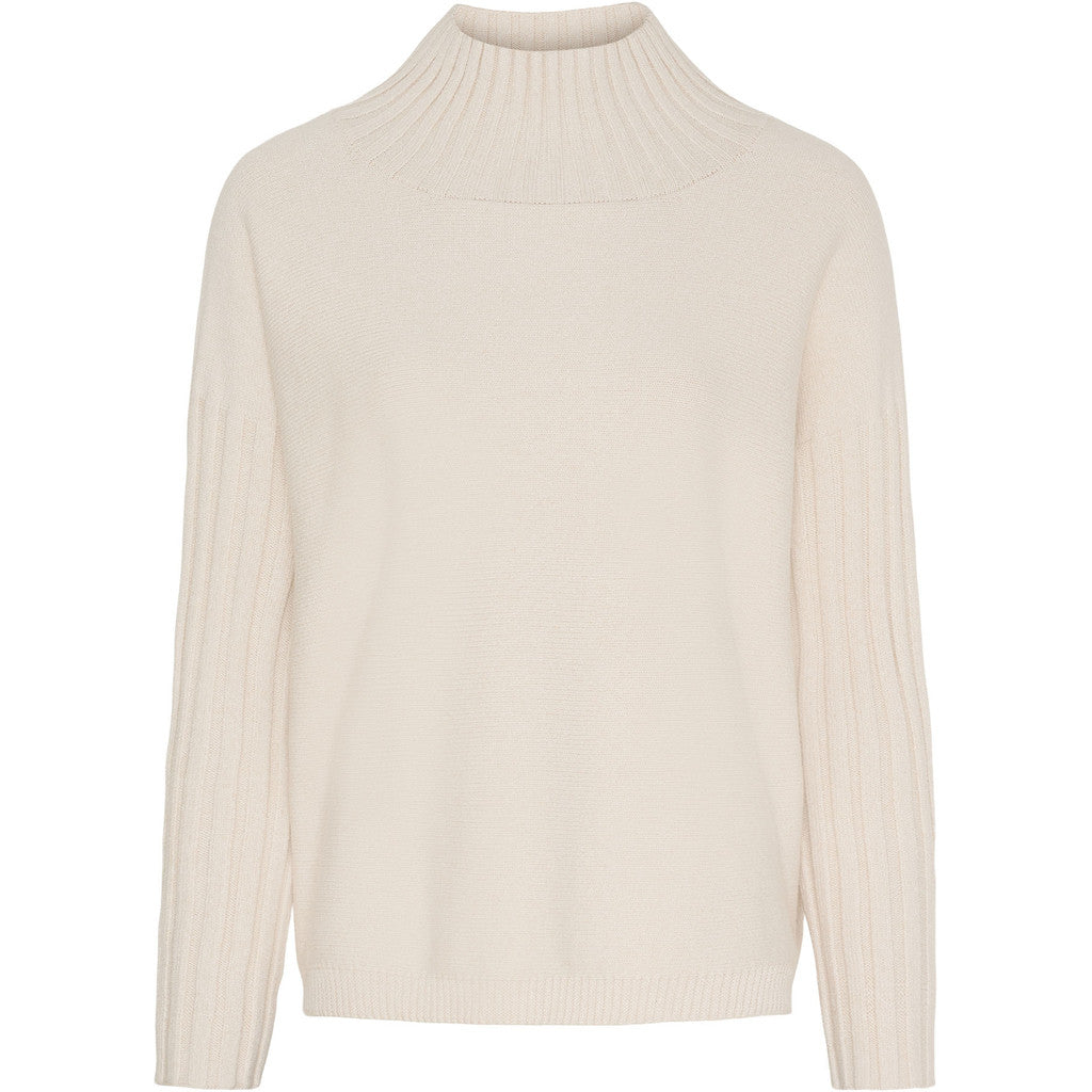 Isay Kaddy Knit Pullover - Winter White Melange