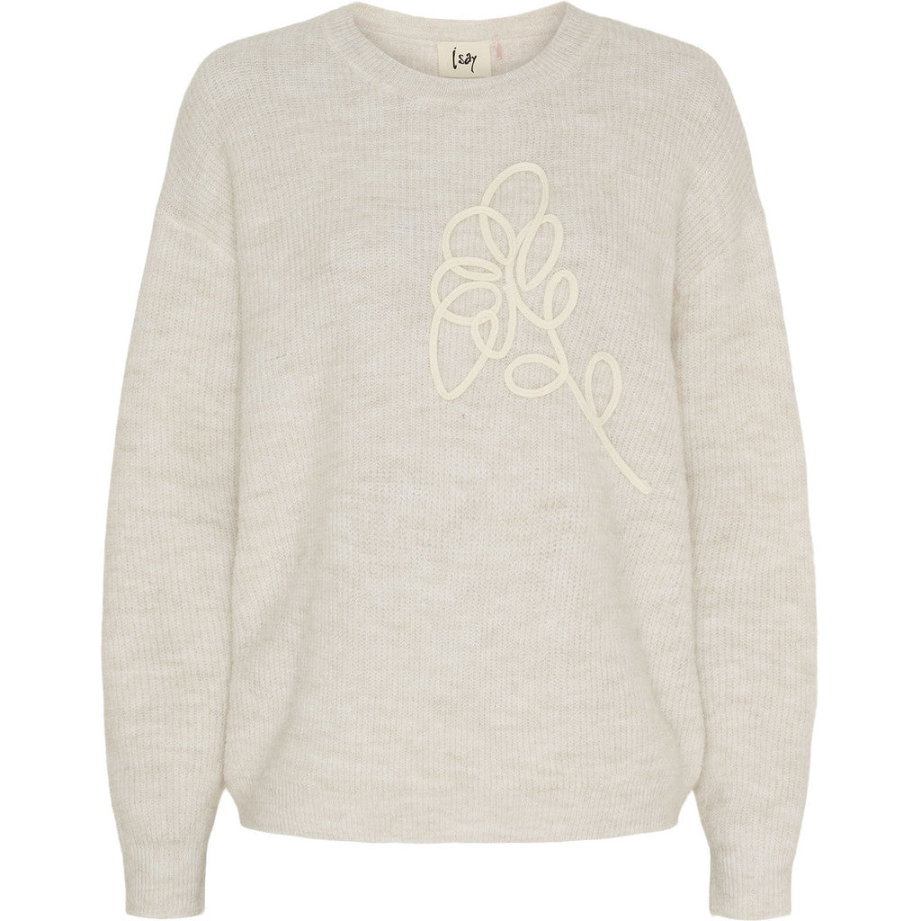 Isay Kamo Knit Pullover - Broken White