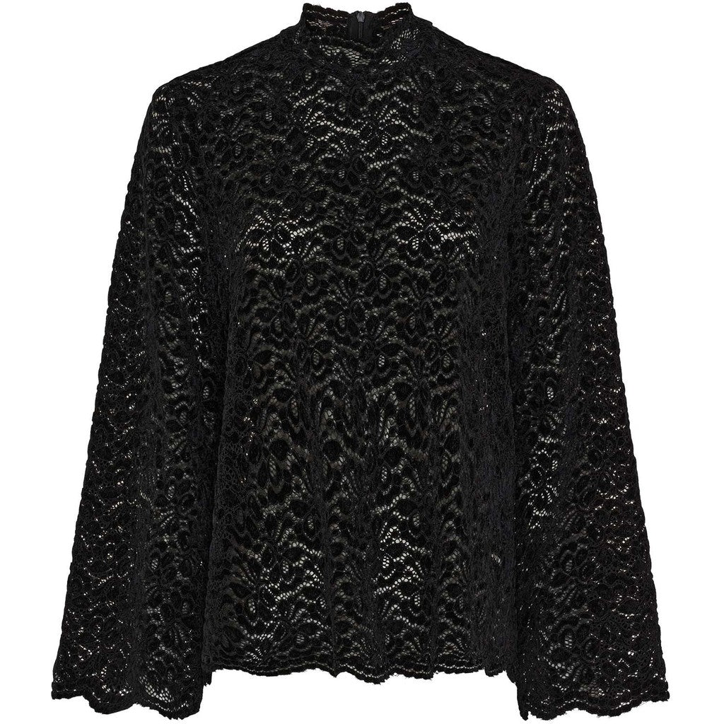 Isay Kamille Lace Blouse - Black