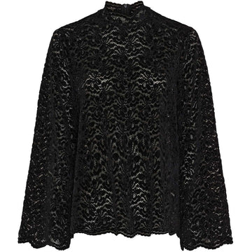 Isay Kamille Lace Blouse - Black
