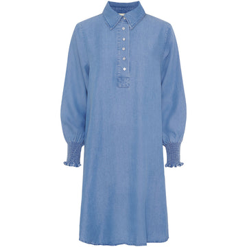 Isay Ganja Dress - Denim Blue