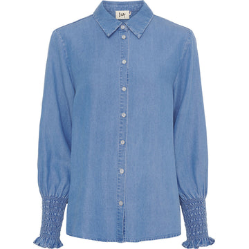 Isay Ganja Shirt - Denim Blue