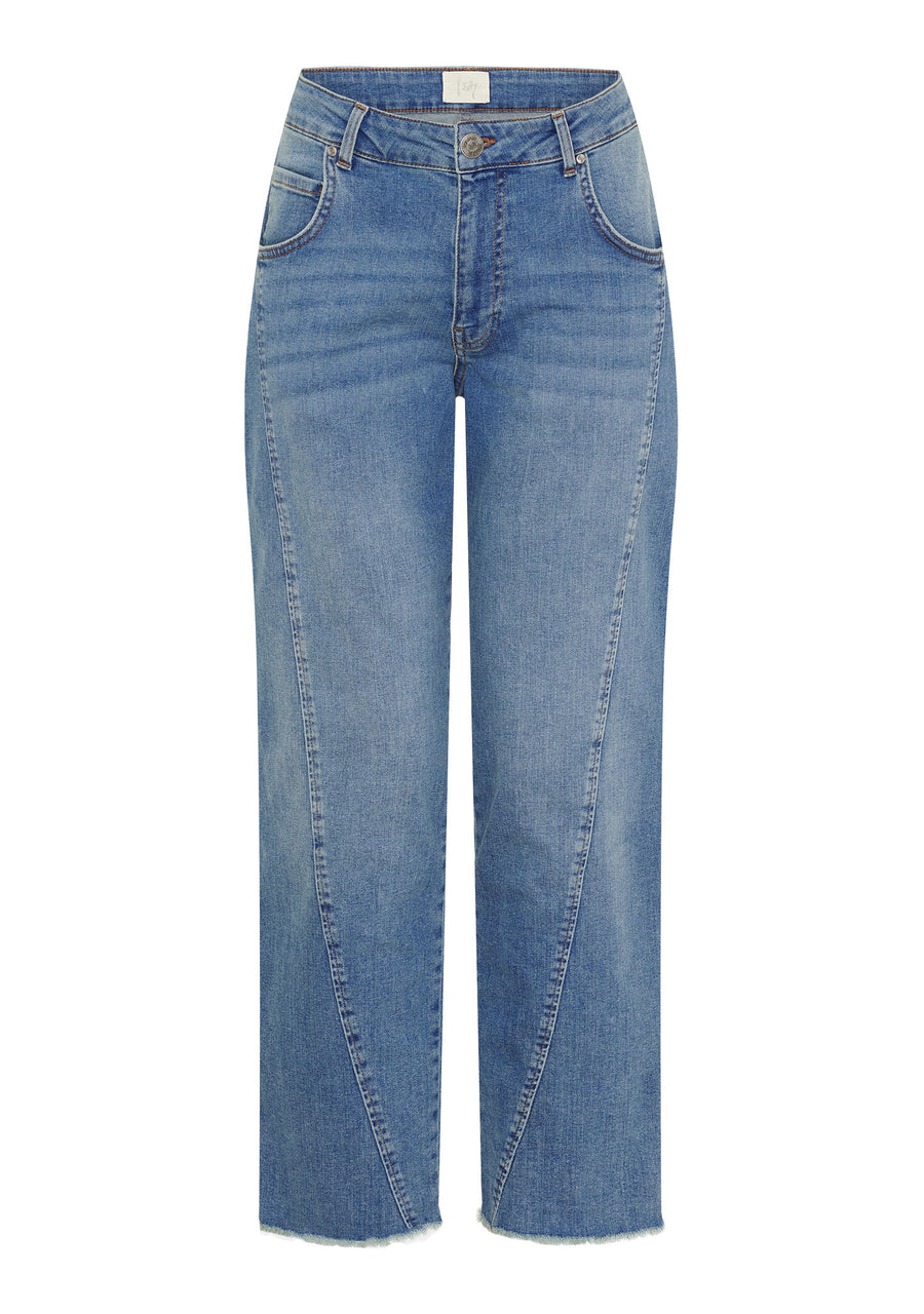 Isay Portofino Cropped Jeans - Clear Wash