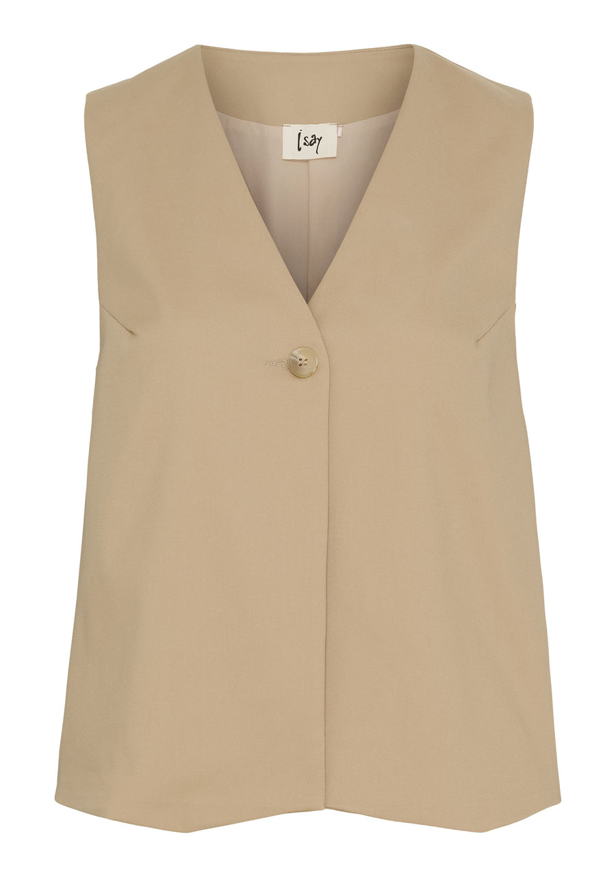 Isay Majse Waistcoat - Classic Camel