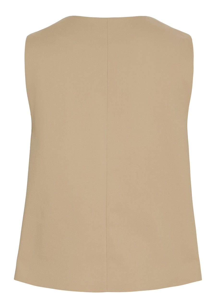 Isay Majse Waistcoat - Classic Camel