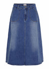 Isay Carpi Denim Skirt - Basic Denim Wash