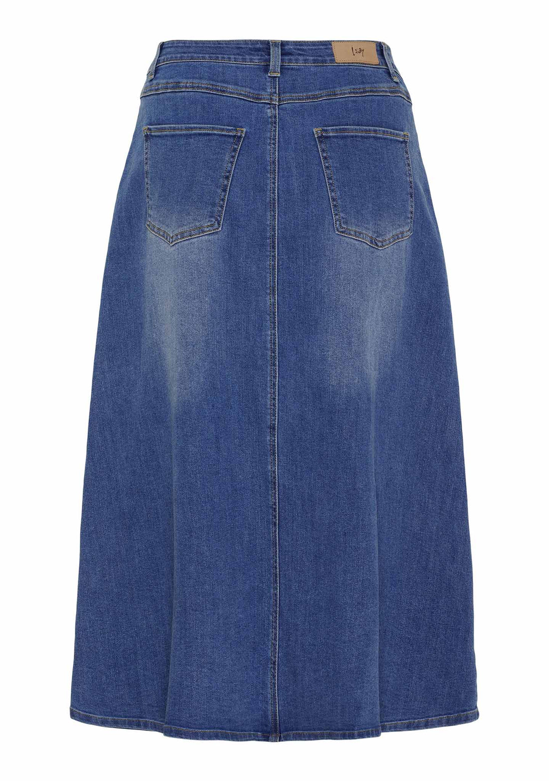Isay Carpi Denim Skirt - Basic Denim Wash