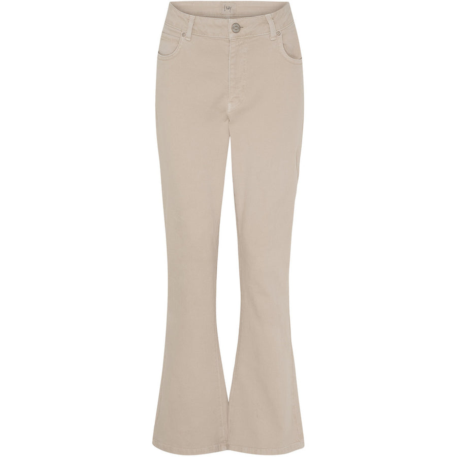 Isay Como Twill Kick Flare Pant - Dark Sand
