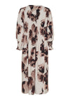 Isay Naomi V-Neck Dress - Aubergine Floral