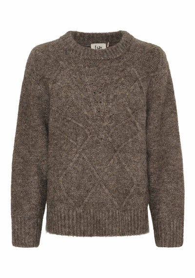 Isay Anne New Pullover - Taupe Melange