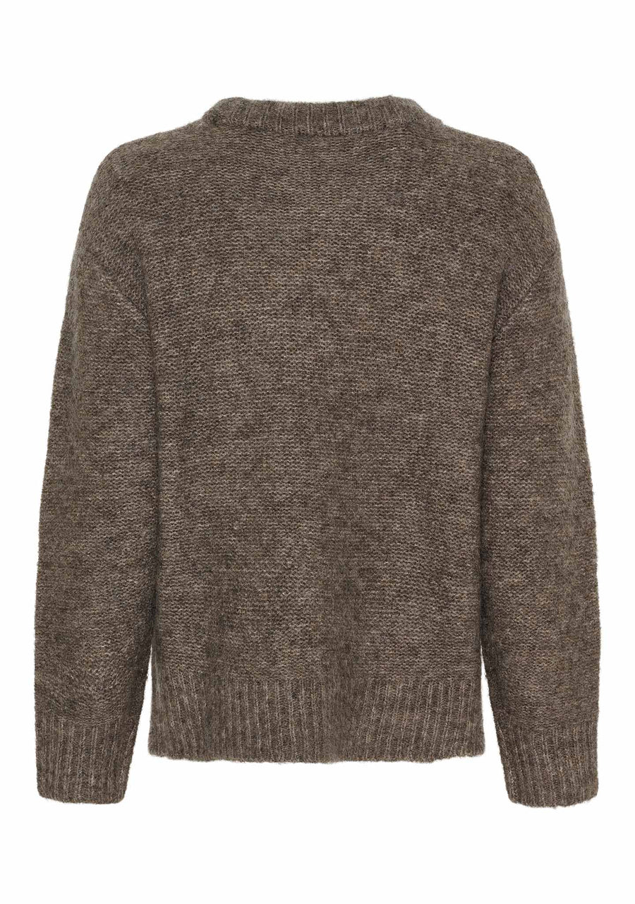 Isay Anne New Pullover - Taupe Melange