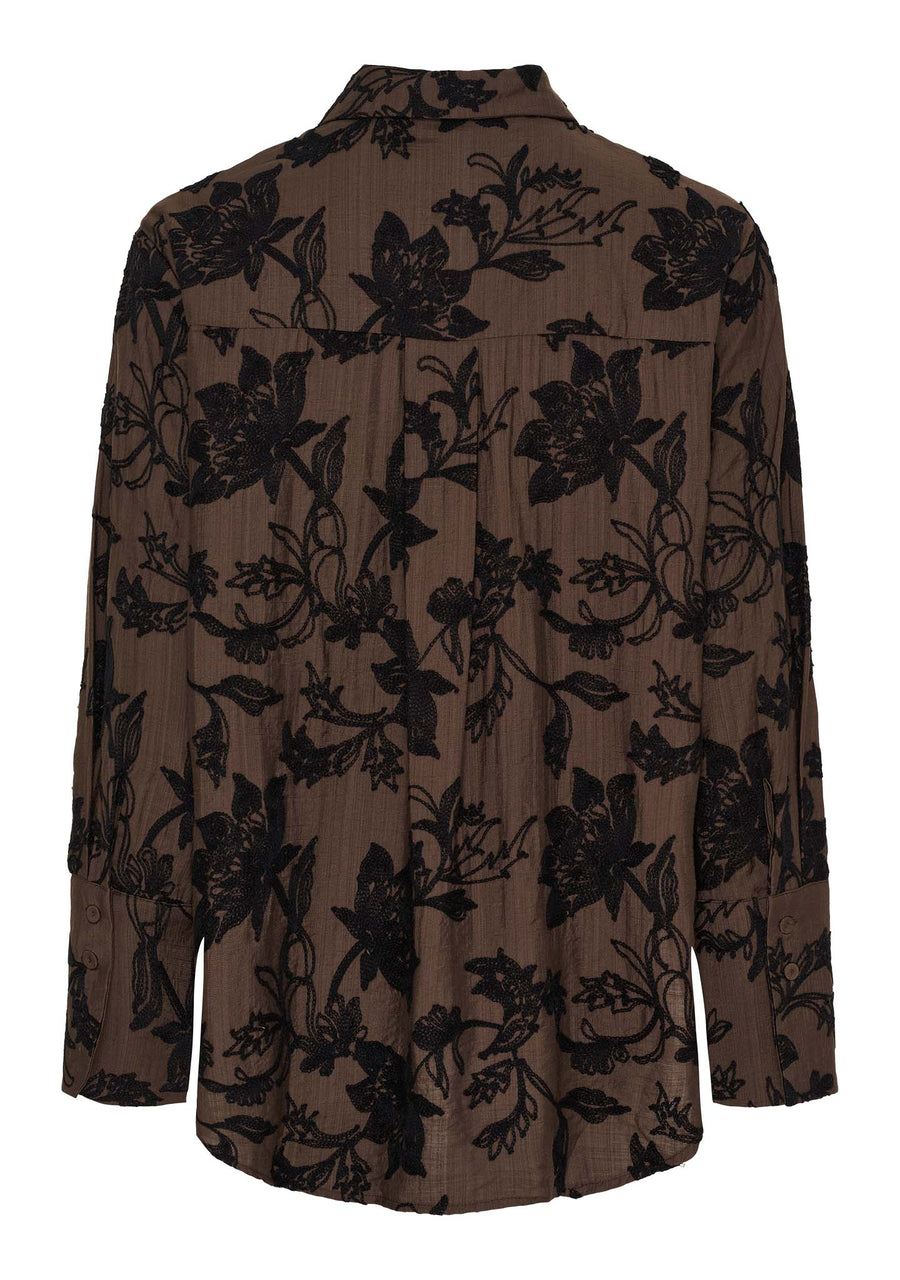 Isay Nimi Shirt - Dark Brown