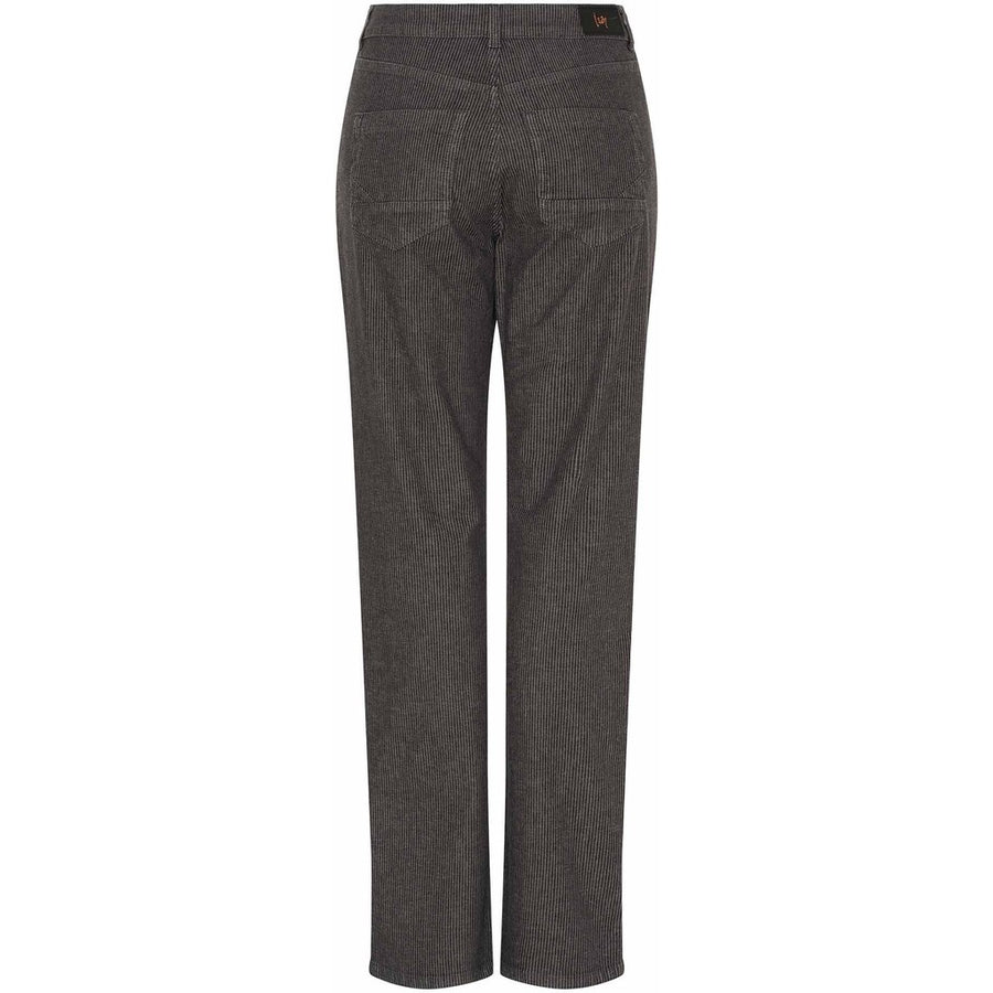 Isay Monza Long Striped Pant - Potato/Black Stripe