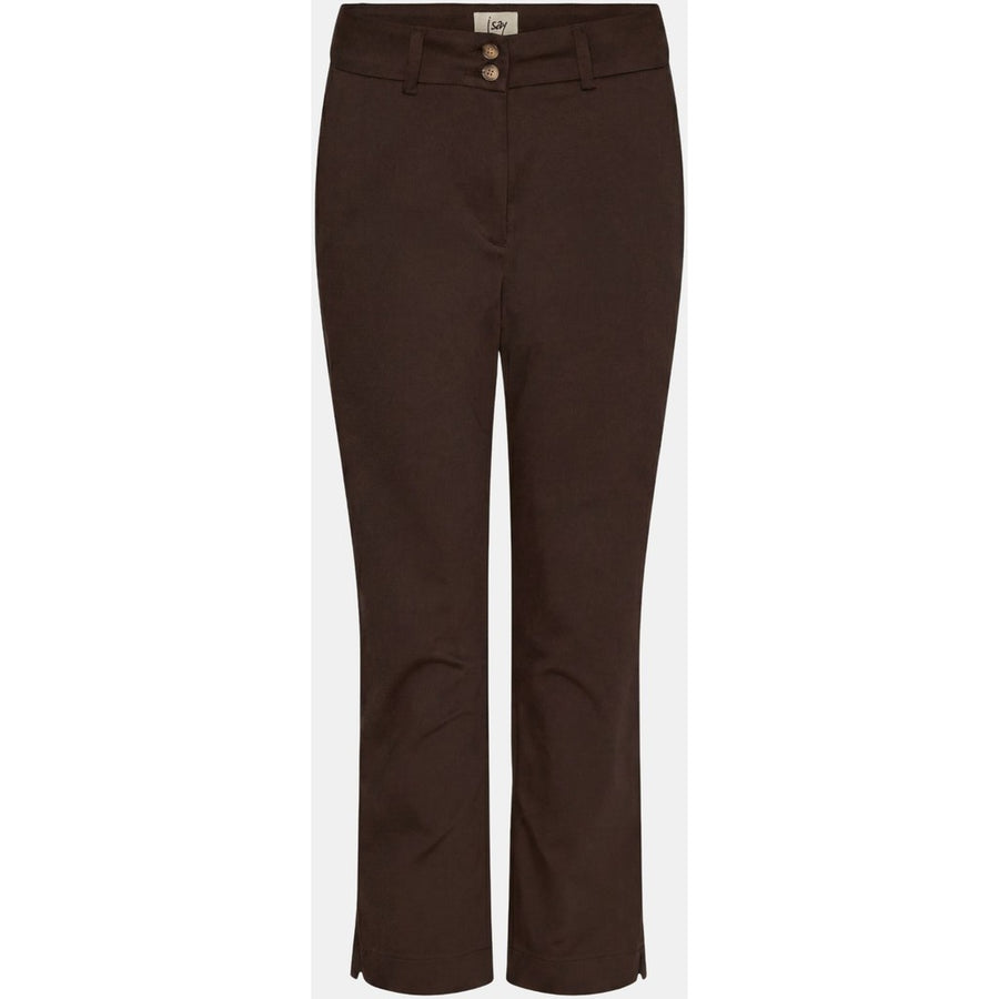 Isay Highwaist Chino - Dark Brown