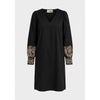Isay Sigga Embroidery Dress - Black