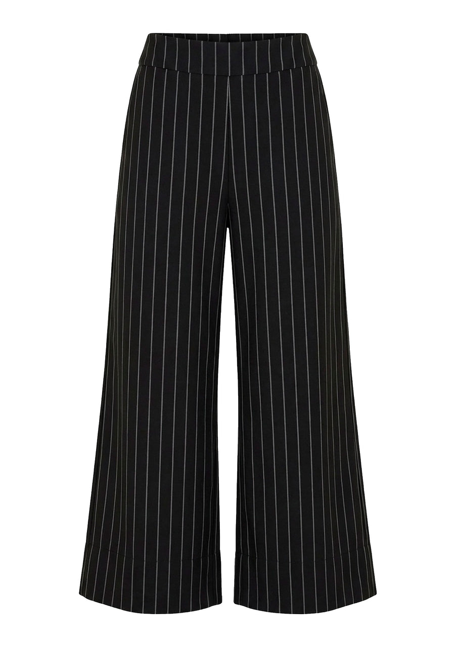 Isay Sigga Striped Pant - Black Pinstripe