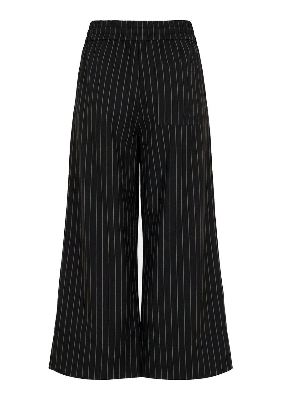 Isay Sigga Striped Pant - Black Pinstripe